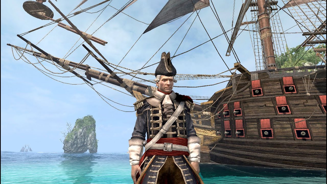 British Captain + HMS Prince Legendary Ship (British Mod) AC Black Flag
