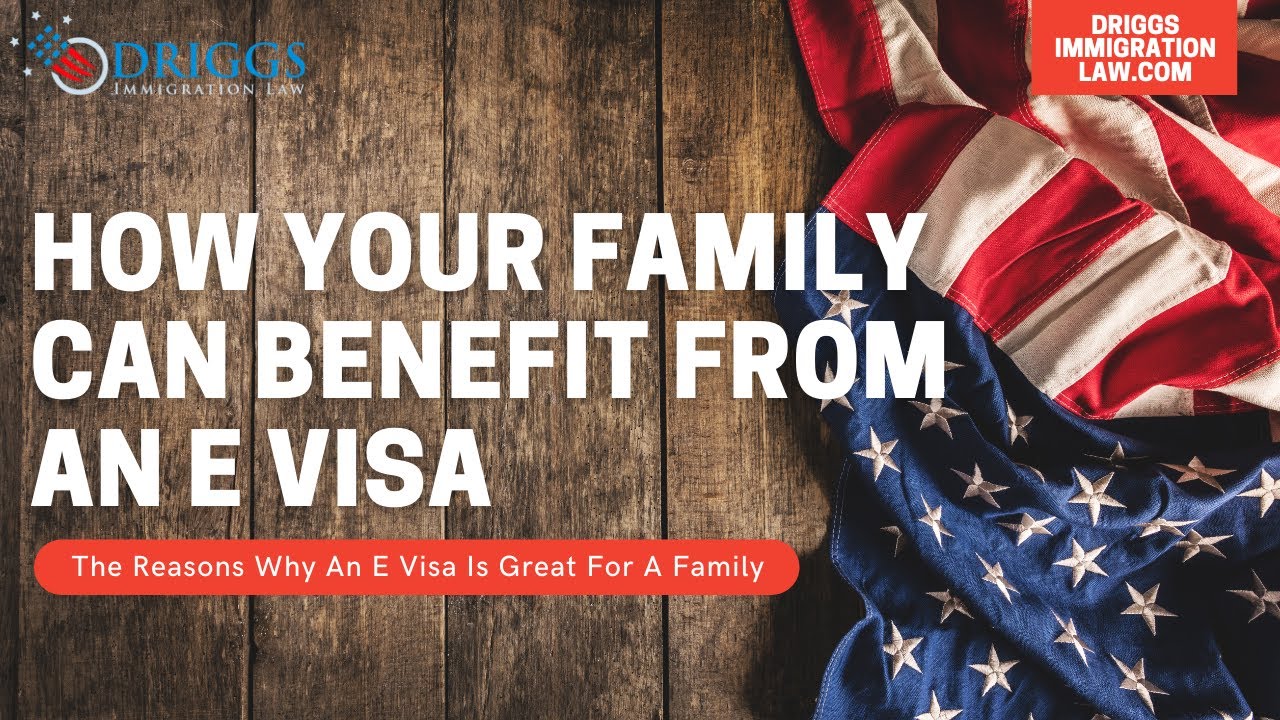 E1 & E2 Visa - Can My Family Move To The USA With Me?