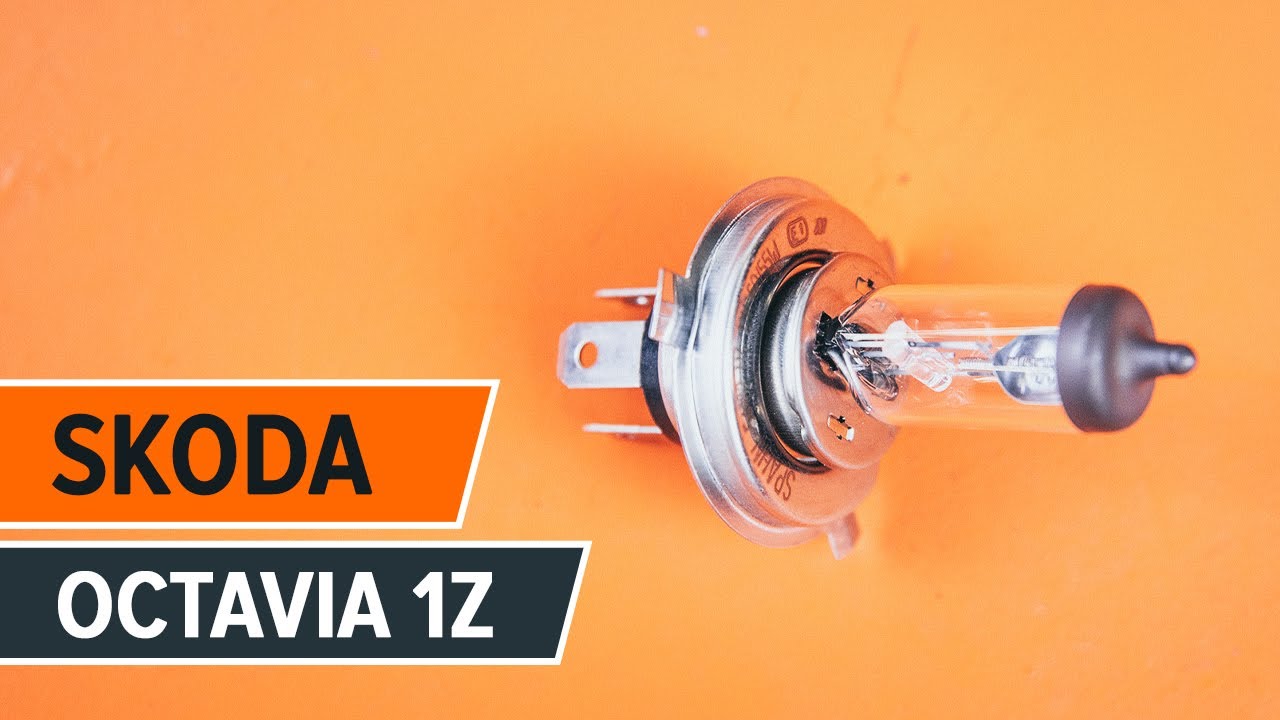 Jak wymienić żarówkę w przednim reflektorze w SKODA OCTAVIA 2 (1Z3) [TUTORIAL]