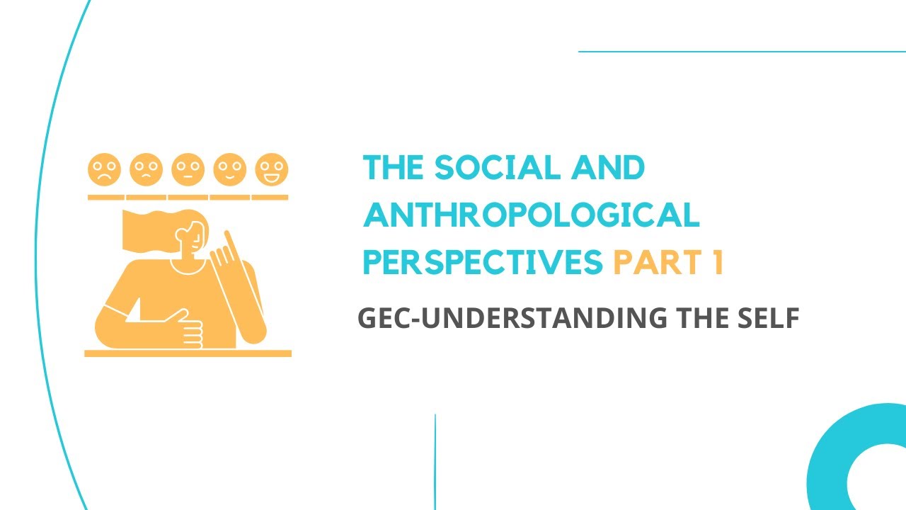 Part 1: The Social and Anthropological Perspectives | Understanding the Self | Cebu