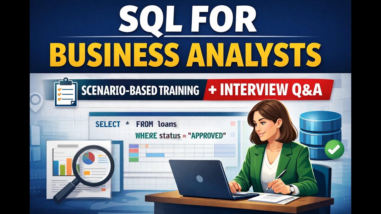 SQL for Business Analysts: Scenario-Based Training + Interview Questions & Answers