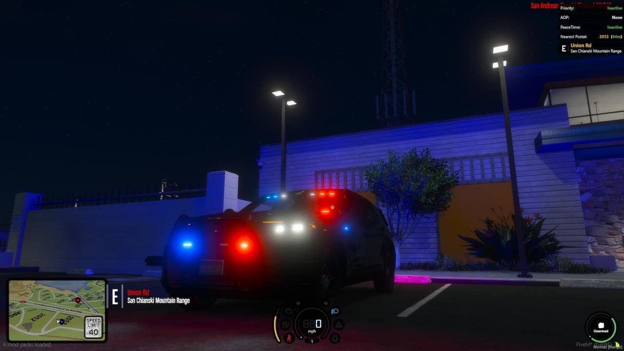 State trooper on patrol FivePD