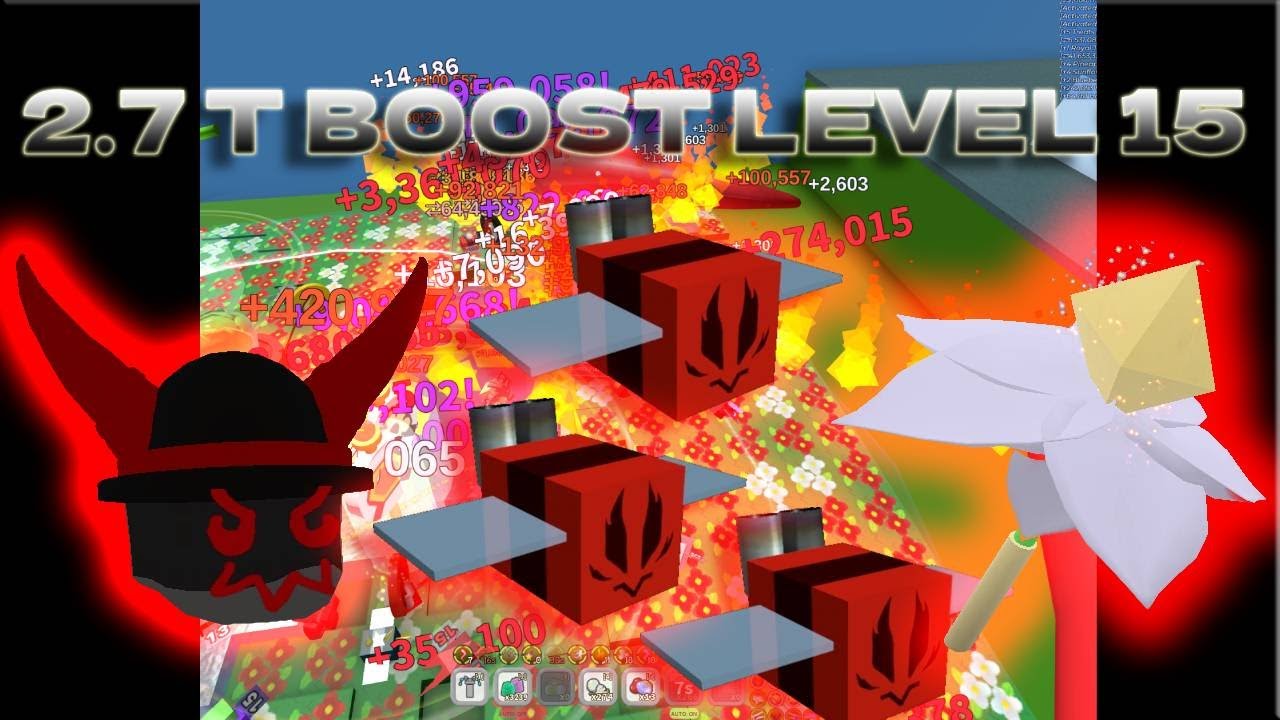 Level 15 Red Hive Boost (HONEYDAY 2.7T) | Bee Swarm Simulator