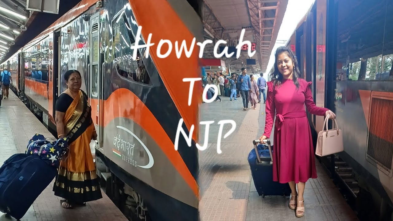 Howrah to Njp Vande Bharat Exp🥰৭ম বন্দেভারত🚆22301Vande Bharat Exp #travel#indianrailways #train#vlog