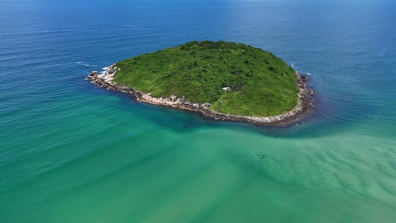 Barra de Ibiraquera Relax Video | Green Water, Dolphins and Beach Sounds