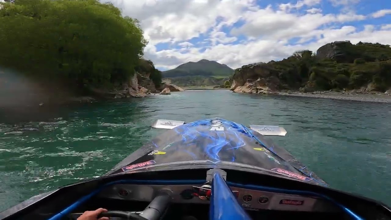 Jet Boat Racing Waiau River 2022 NZ Marathon