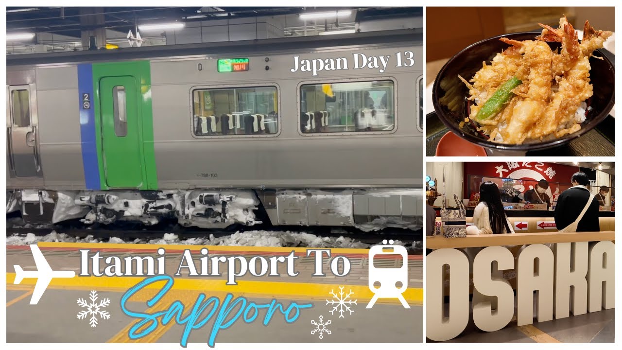 Itami To Sapporo | First Time Flying To Hokkaido.