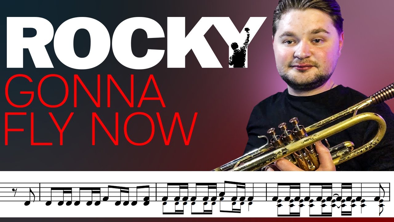 Rocky Theme on Trumpet: Gonna Fly Now (with Sheet Music)