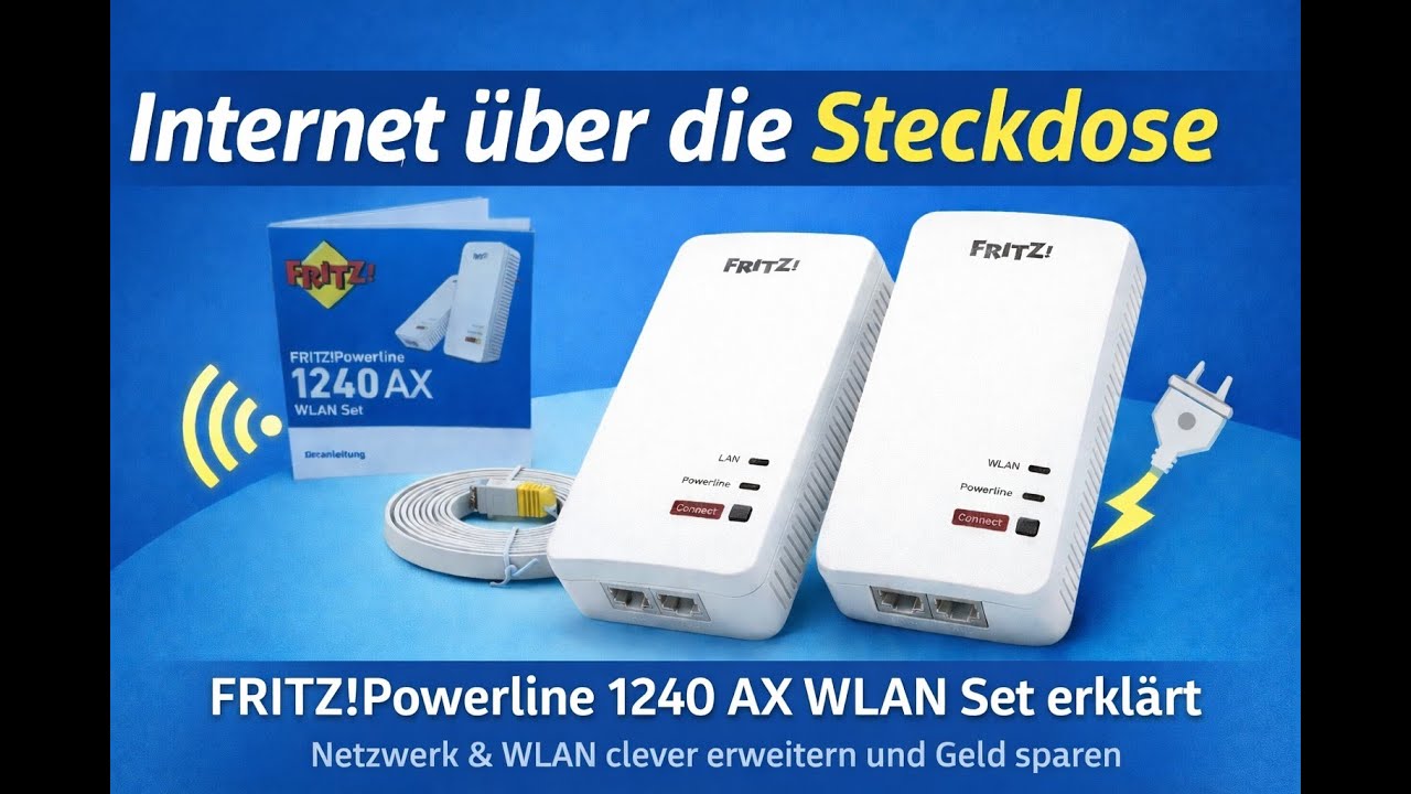 WLAN erweitern spart Geld! Steckdose schlägt Neukauf! Hier Powerline-Adapter mit Mesh einrichten