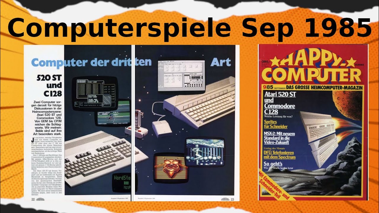 So waren Retrospiele im Jahre 1985 - September vor 40 Jahren - eine Zeitreise