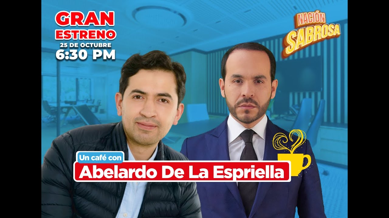 Daniel Briceño se toma un café con el abogado Abelardo de la Espriella