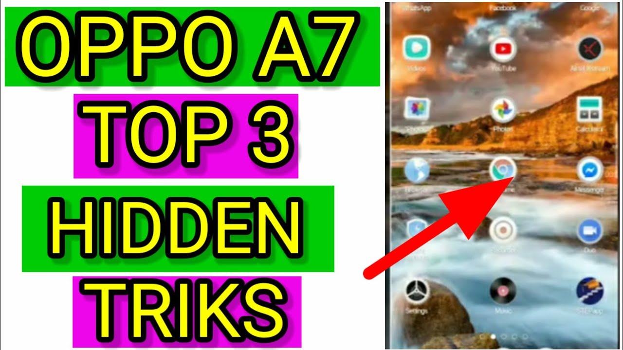 oppo a7 top 3 hidden features | tips and tricks