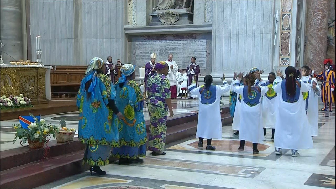 Holy Mass in the Zaire Rite, with Pope Francis on the 1st Sunday of Advent 1 December 2019 HD