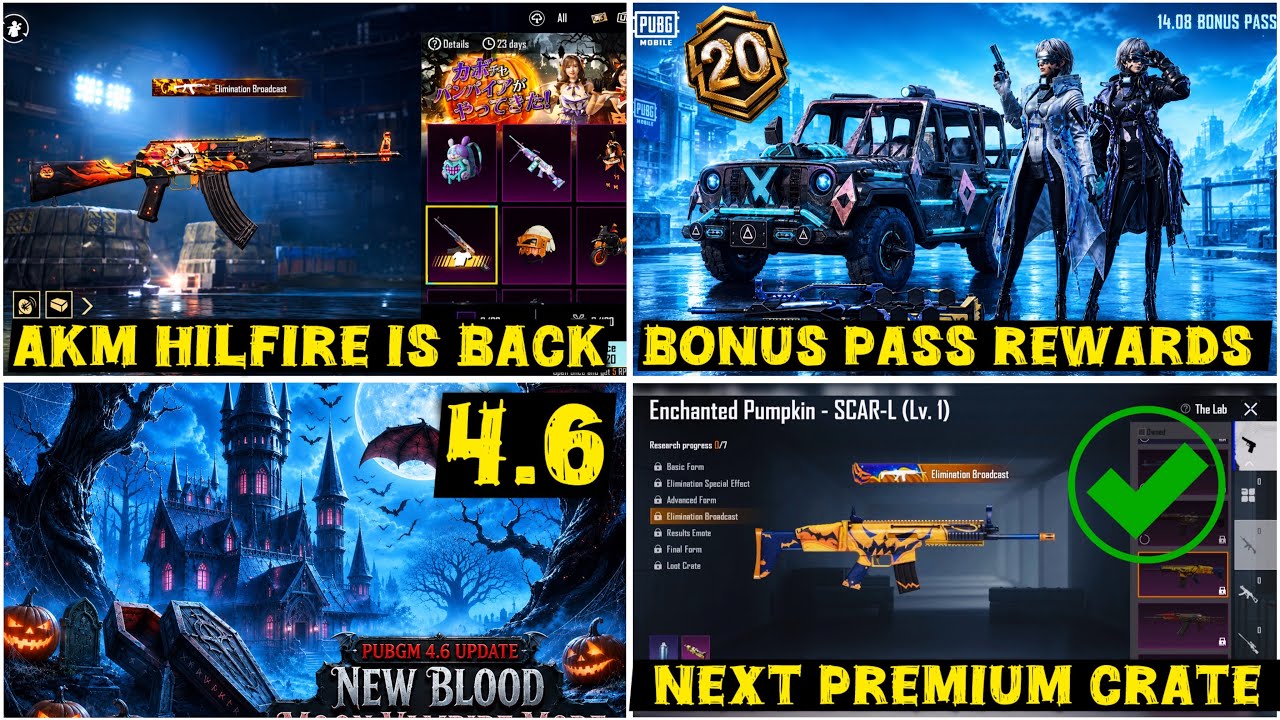 A20 Bonus Pass Rewards 🔥 4.6 BGMI Premium Crate || AKM Hilfire in Bgmi Pmgc Lucky Spin Rewards // 
