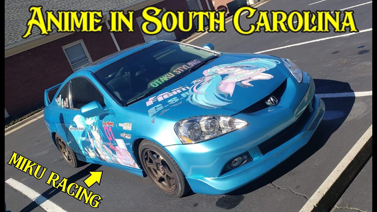 David's Miku Racing: hood itasha install | 2006 Acura RSX | 2021