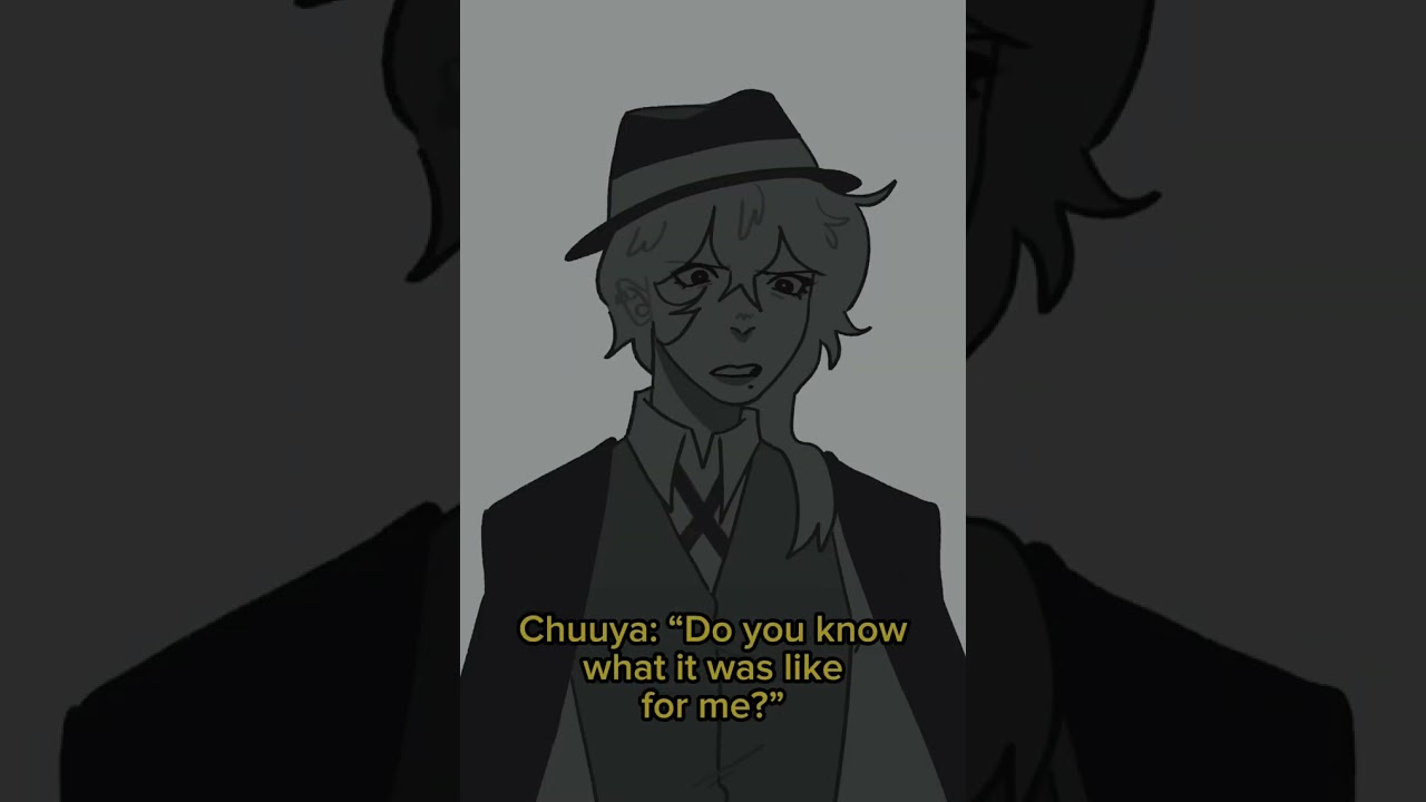 Chuuya confronts Dazai for the first time since he left the mafia #bsd #skk