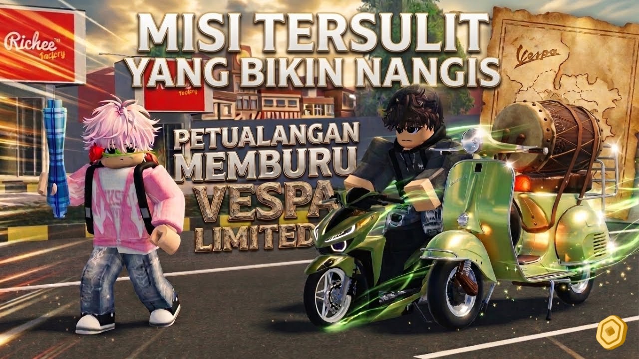 DDS : Perjuangan Menyelesaikan Misi Tersulit Demi Vespa Special di Roblox | Drag Driving Simulator