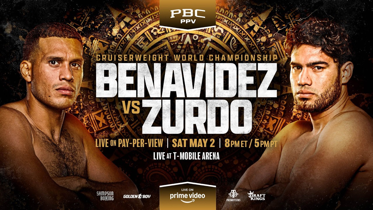BENAVIDEZ STEPS TOWARD CRUISERWEIGHT AND ZURDO TO BECOME A 3 DIVISION CHAMPION MAY 21 (PRIME PPV)