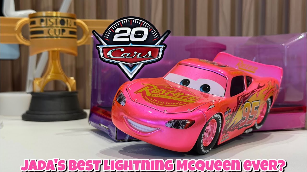 Распаковка и обзор модели Lightning McQueen 1:24 от Jada (Pink Slips) 2026 года: ЛУЧШАЯ покраска ...