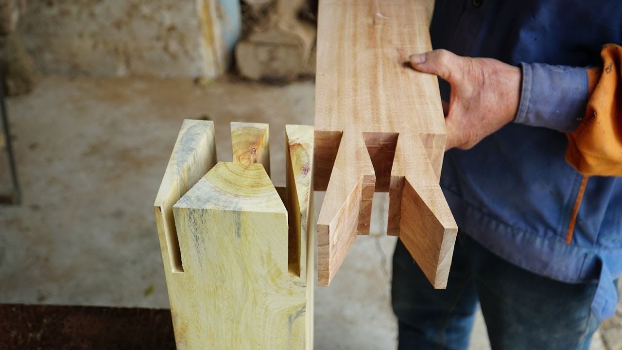 3 PERFECT Japanese Traditional Wood Dovetails, Amazing Hand Cutting Wood Joints WithOut Nail