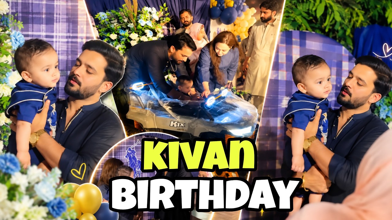 KIVAN Birthday Vlog| Rajab And Eman Together Celebrated KIVAN Birthday 🥹 Rajab family 