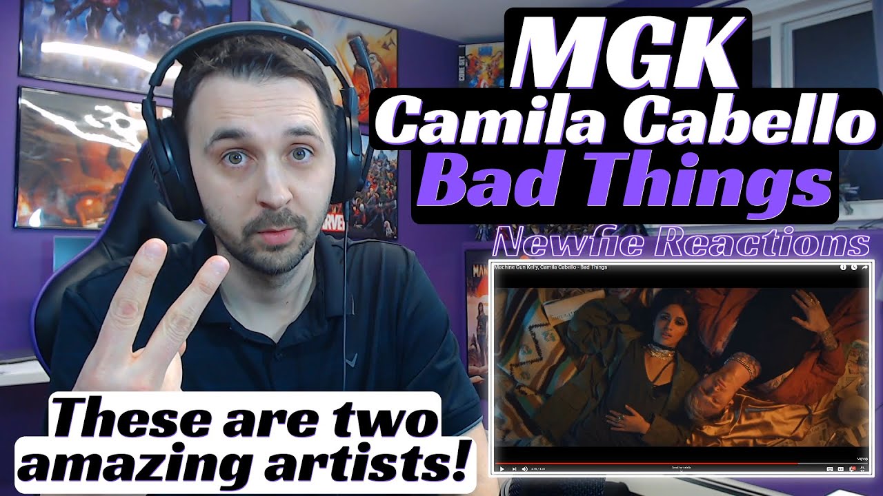 MGK Camila Cabello - Bad Things Reaction