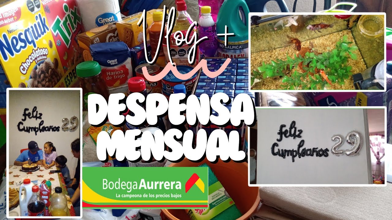 VLOG + vamos por la DESPENSA MENSUAL de MAYO 🛒 || TAG DEL SUPER || Limpieza 😑💦