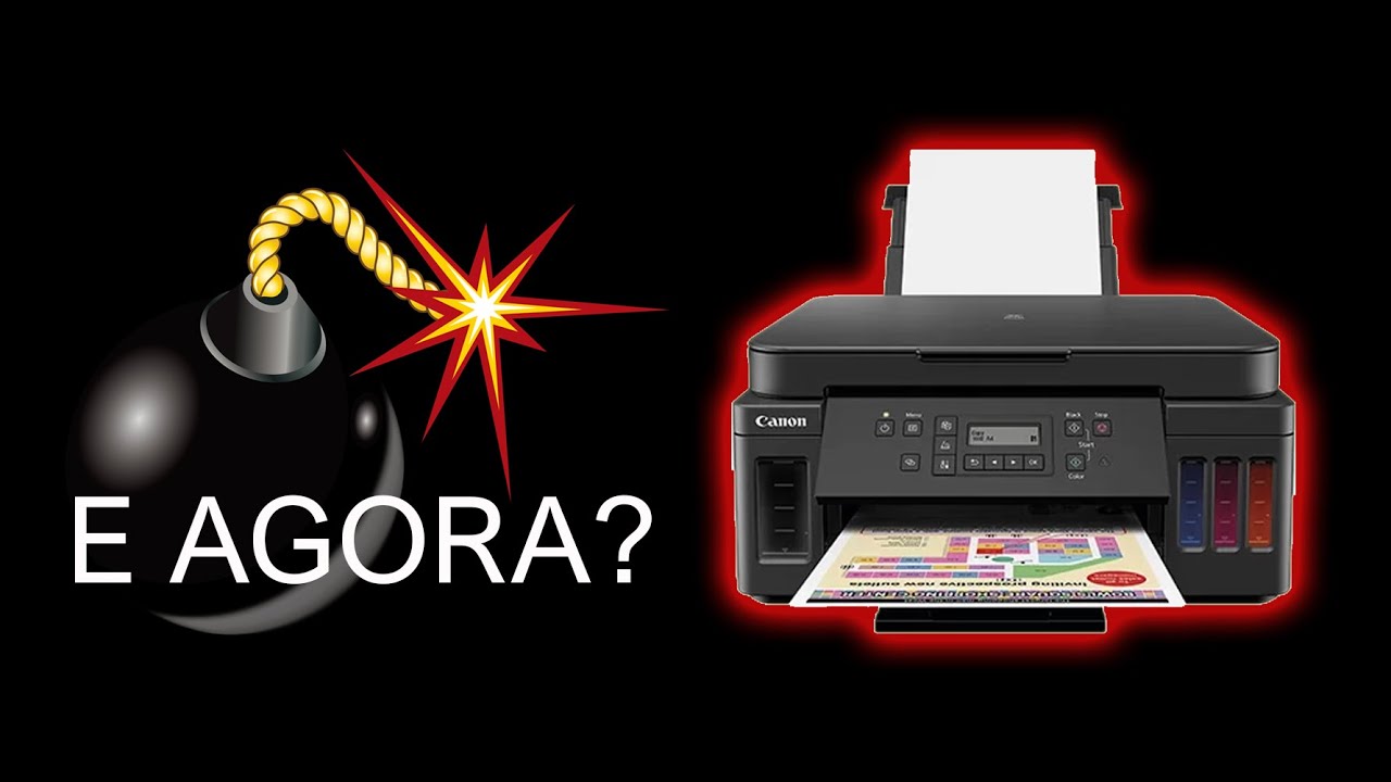 Decepção com impressora Canon novinha! G6010 tanque de tinta