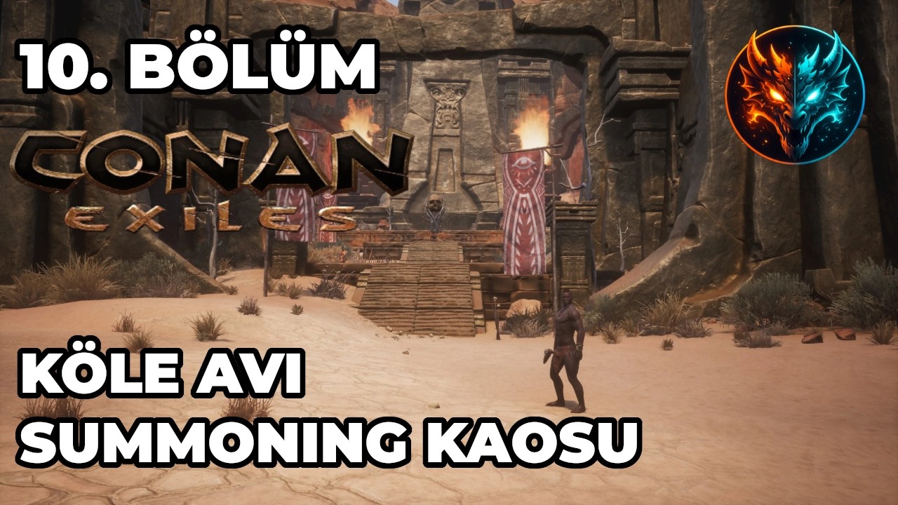 Conan Exiles Bölüm 10 | Köleci Olduk! En İyi Köleleri Yakaladık & Dansöz Bulduk 😂