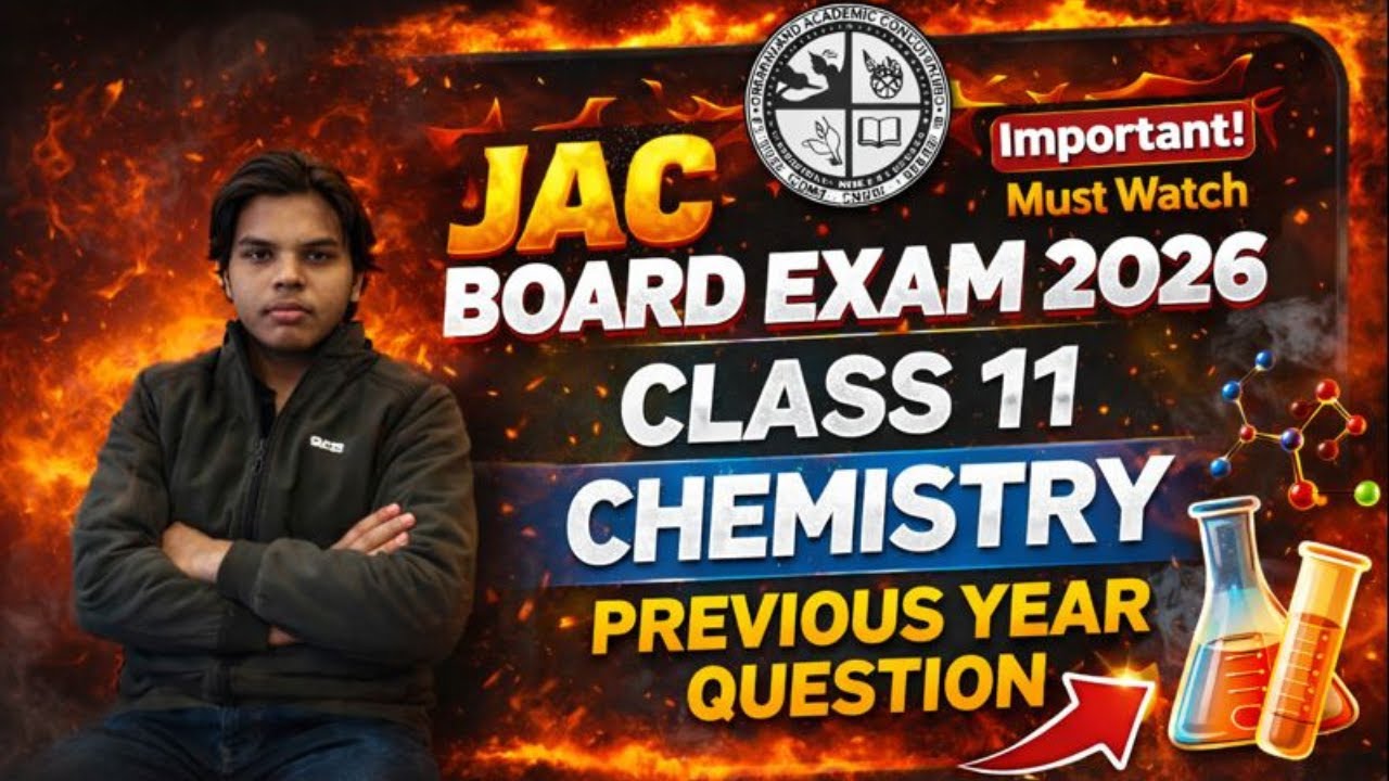 JAC Board Exam 2026 | Class 11 Chemistry Previous Year Questions 😱 | Most Important Questions 🔥