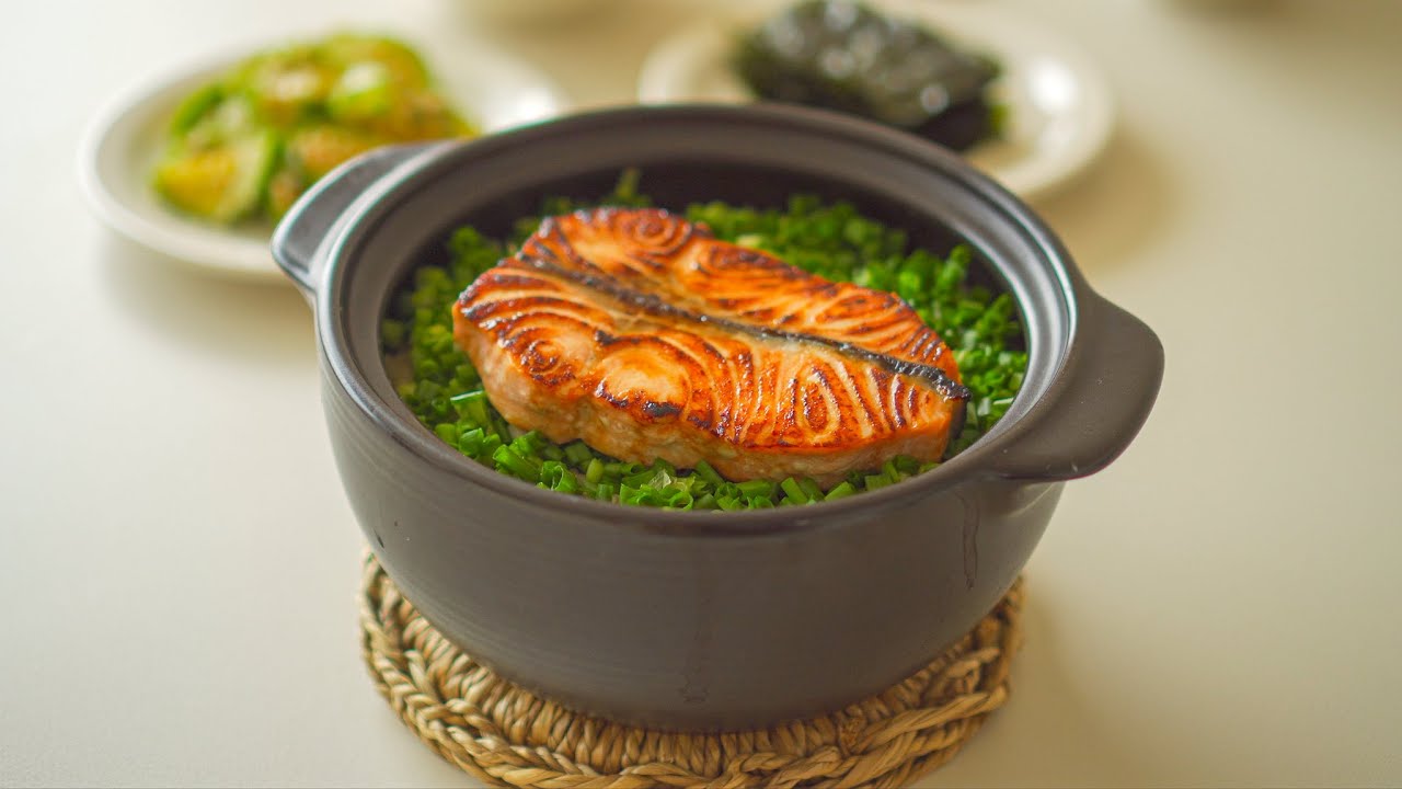 진짜 맛있는 '연어솥밥' 만들기 : 솥밥 레시피 : 연어요리 : 솥밥 짓는법 : 집밥 메뉴