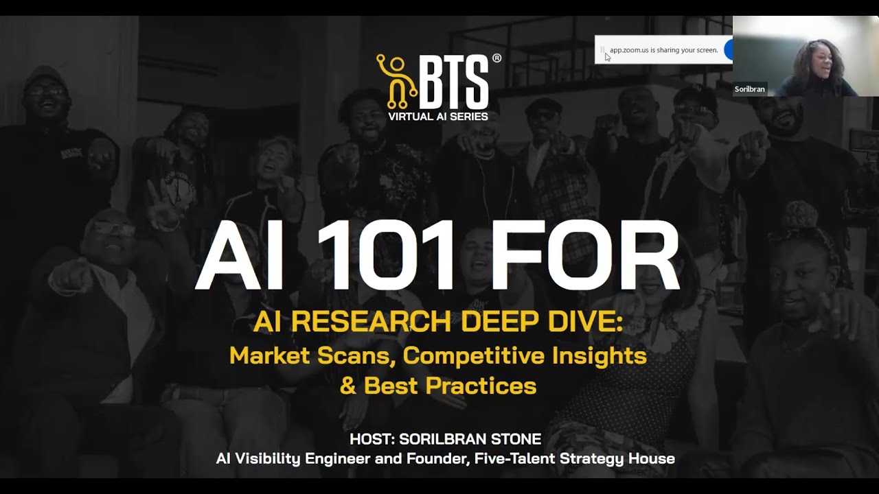 BTS Virtual AI Series – AI Research Deep Dive: Market Scans, Competitive Insights & Best Practices