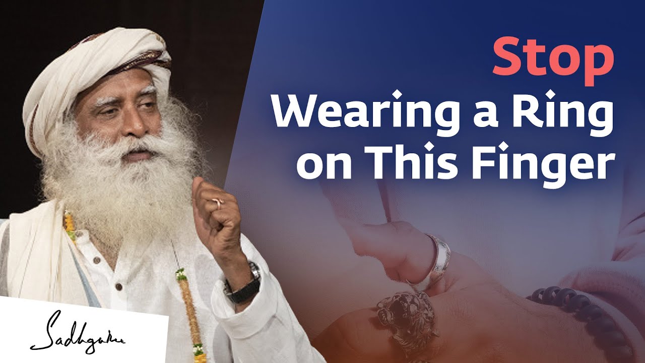 Dangers of Wearing Rings on the Thumb | Sadhguru