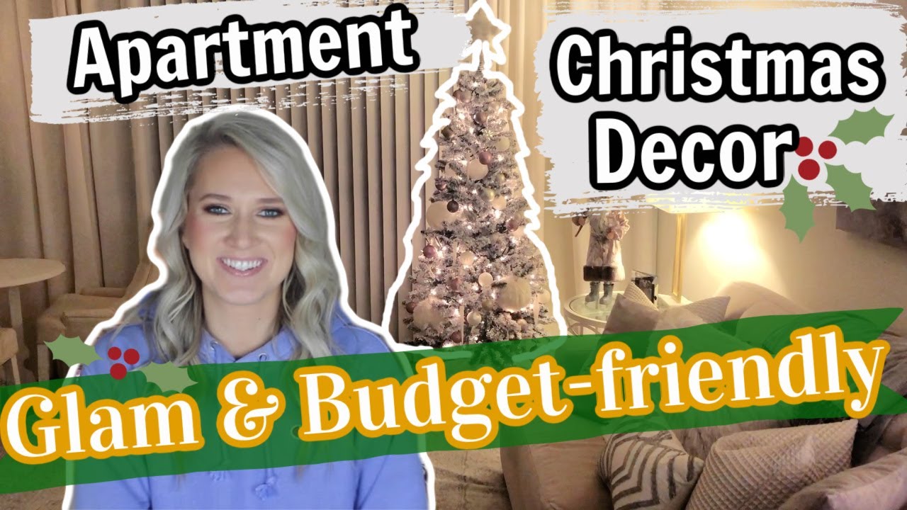 Apartment Christmas Decor Tour | Budget-friendly & Affordable Bachelorette Pad Christmas Inspiration
