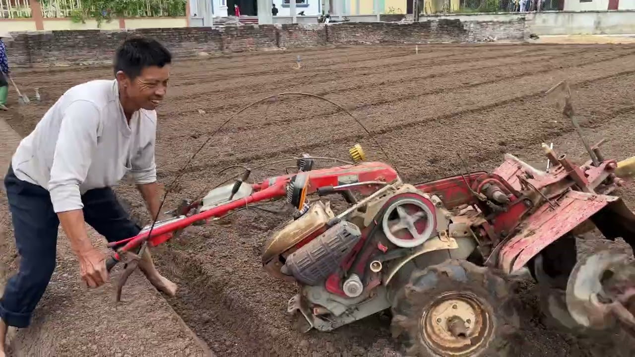 Máy lên luống mini hiệu quả nhất trên thị trường ĐT 0976080597-0974109081