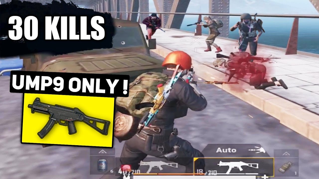 UMP9 ONLY CHALLENGE | 30 KILLS vs SQUAD! | PUBG Mobile