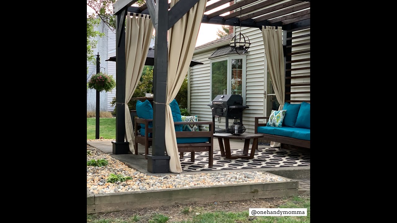 DIY Modern Pergola & Backyard Makeover