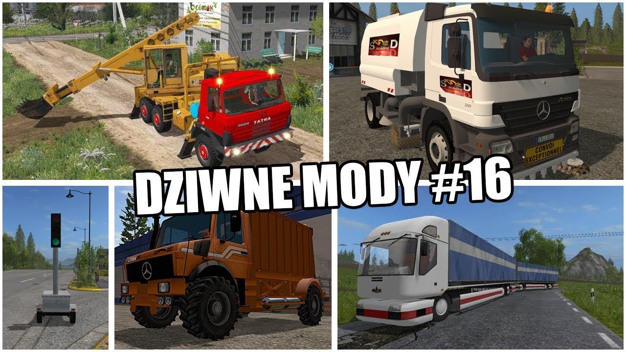 KOPARKA, ZAMIATARKA... FS 17 • DZIWNE/CIEKAWE MODY #16