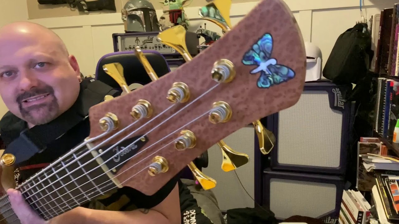 Fodera 7 string bass. Masterbuilt 2020 unboxing.