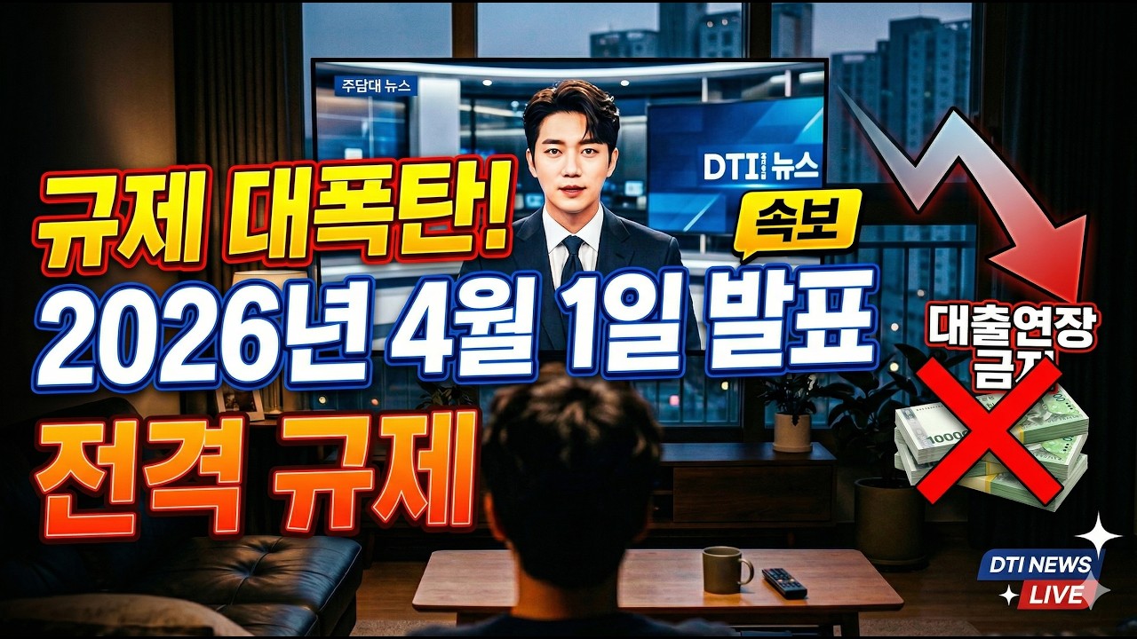 4월 1일 발표 규제내용 정리, 다주택자 만기연장 불가, P2P대출 규제 적용 내용