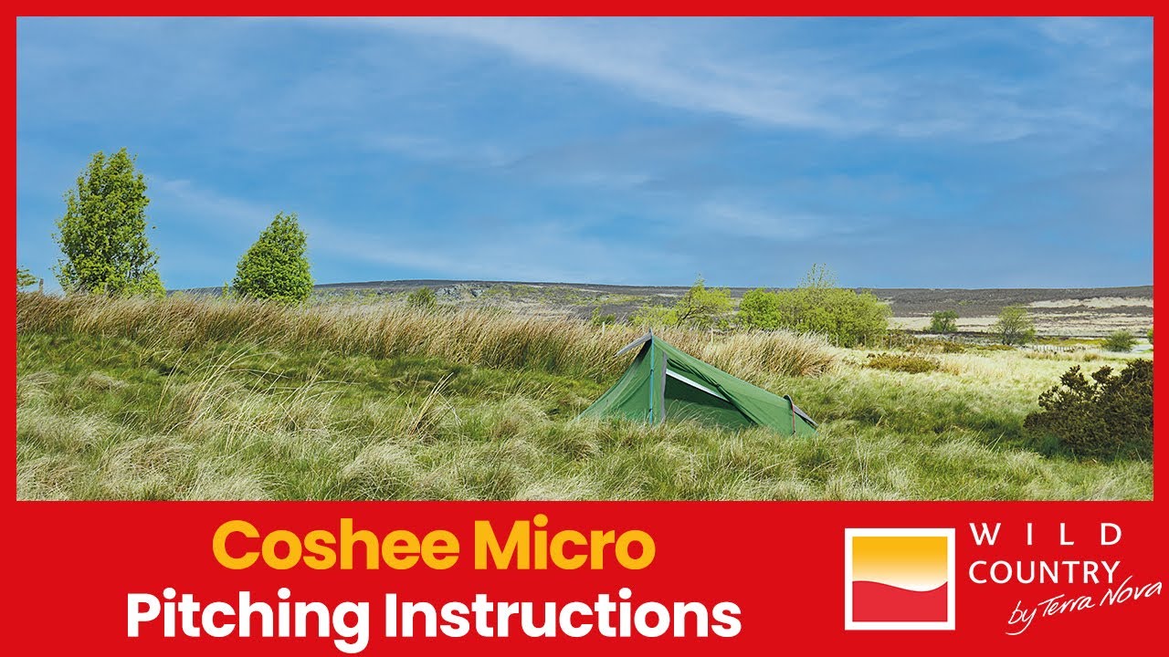 Coshee Micro tent pitching video | Wild Country