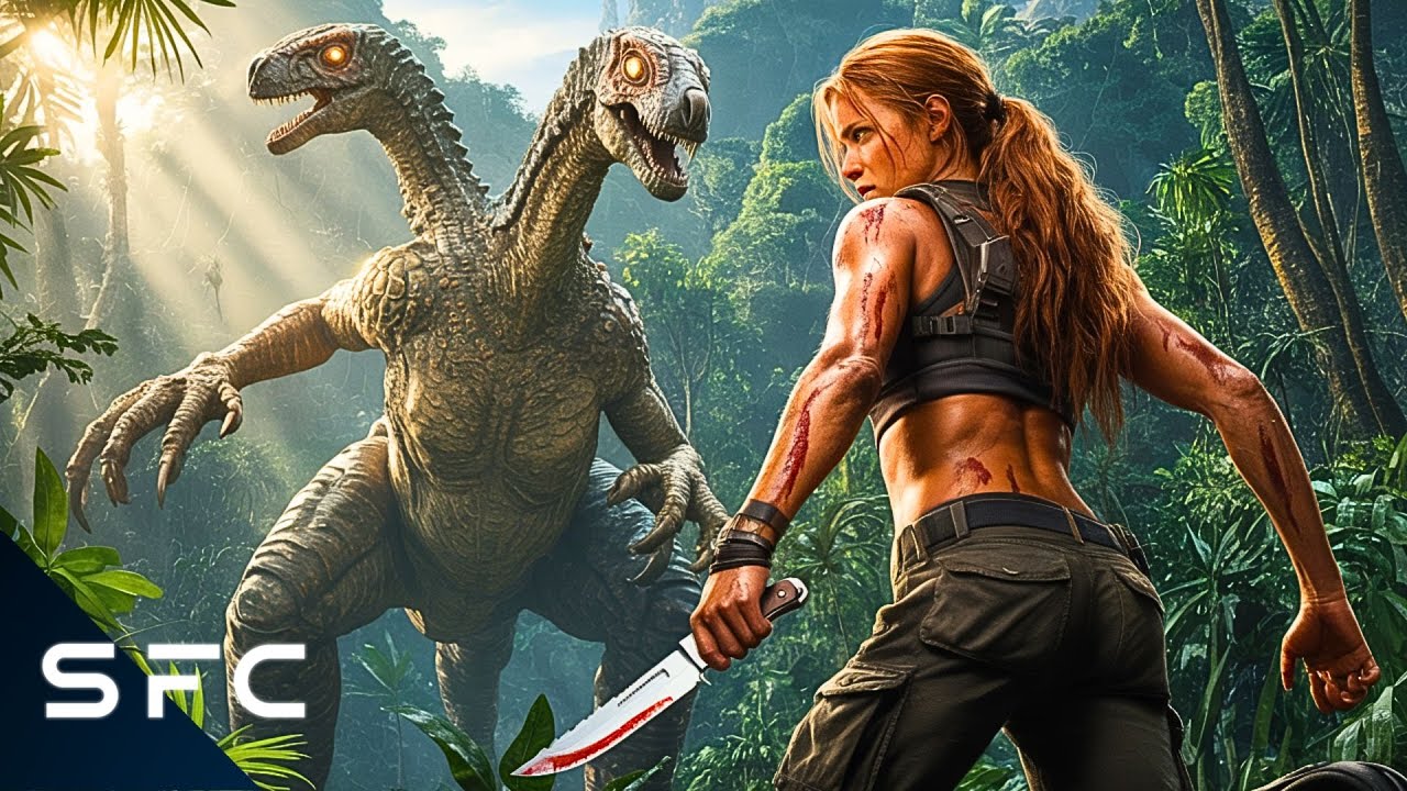 Dinosaurs Hunt Every Human On This Island | Rebirth Island | Action Sci-Fi Movie