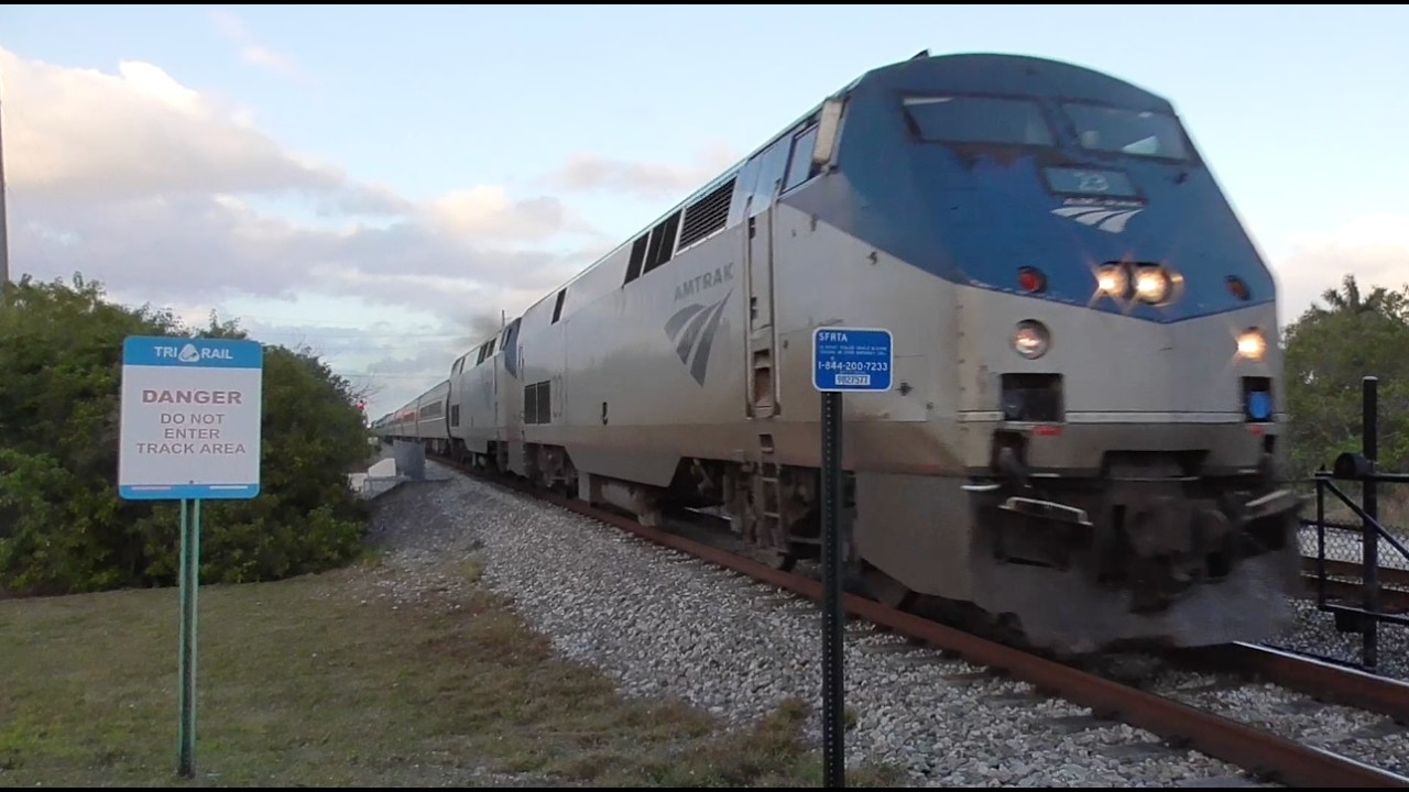FEC Local Train 945 Switching At Lantana Plus Railfanning Amtrak & Tri Rail At Boca 2-17 & 18-26