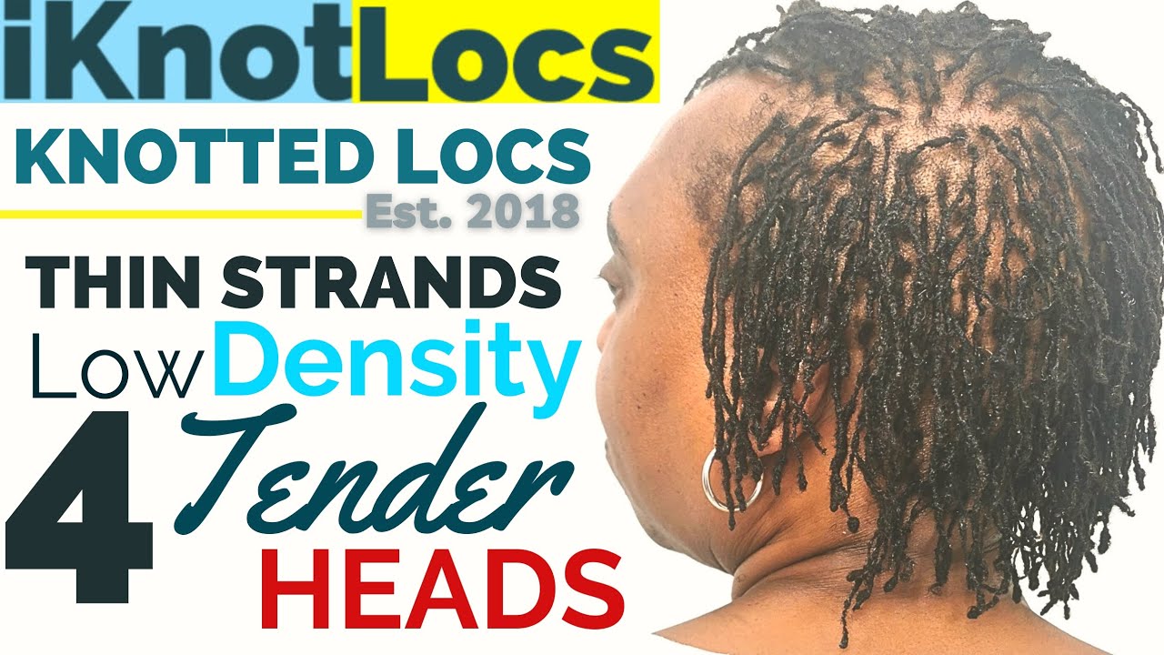 Small Size Locs Tender Heads, A Knotted Locs Message By #MelissaBlake