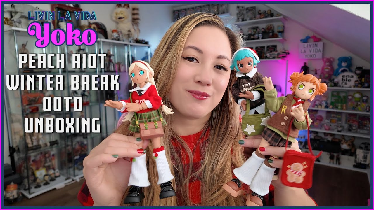 Распаковка фигурок PEACH RIOT Winter Break OOTD в масштабе 1/8! 🎶