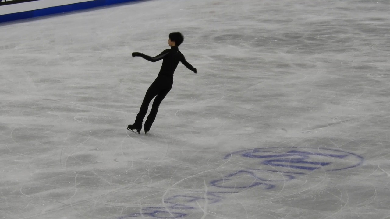 4CC羽生結弦　FS公式練習 ②
