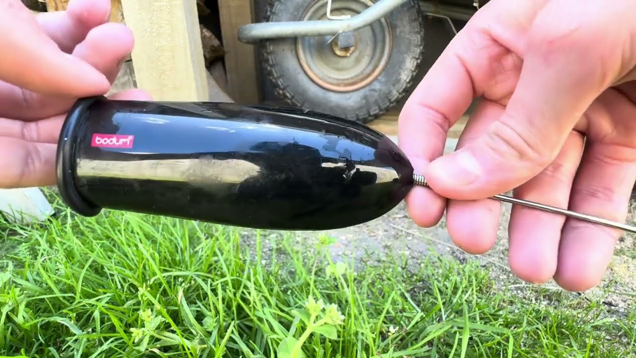 Crushing and Smashing a Cheap Bodum Milk Frother While on 