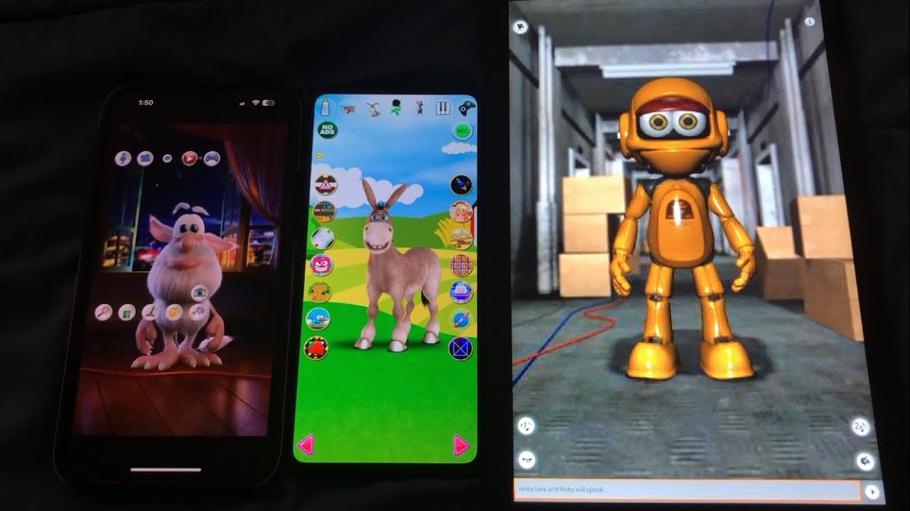 Talking Booba 2 Echo Vs Talking Donald Donkey Echo Vs Talking Roby The Robot Echo (3/31/2025)