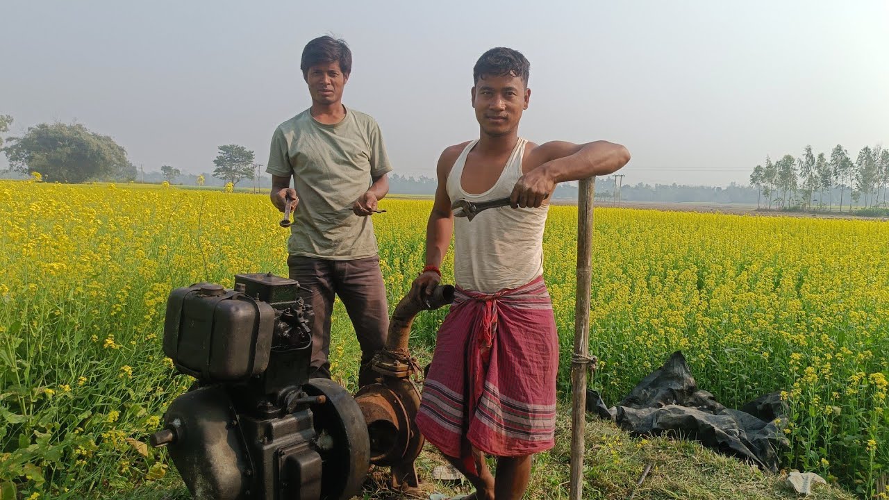 Pump Machine Repair Experts in Village | #bengalbeauty #mechanic 