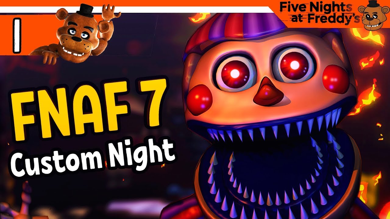 ФНАФ 7 НАЧАЛО 👹 FNAF 7 Ultimate Custom Night ПРОХОЖДЕНИЕ НА РУССКОМ